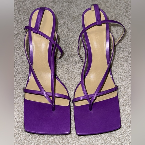 Purple Bottega Veneta Strappy Stretch sandal - Picture 2 of 4
